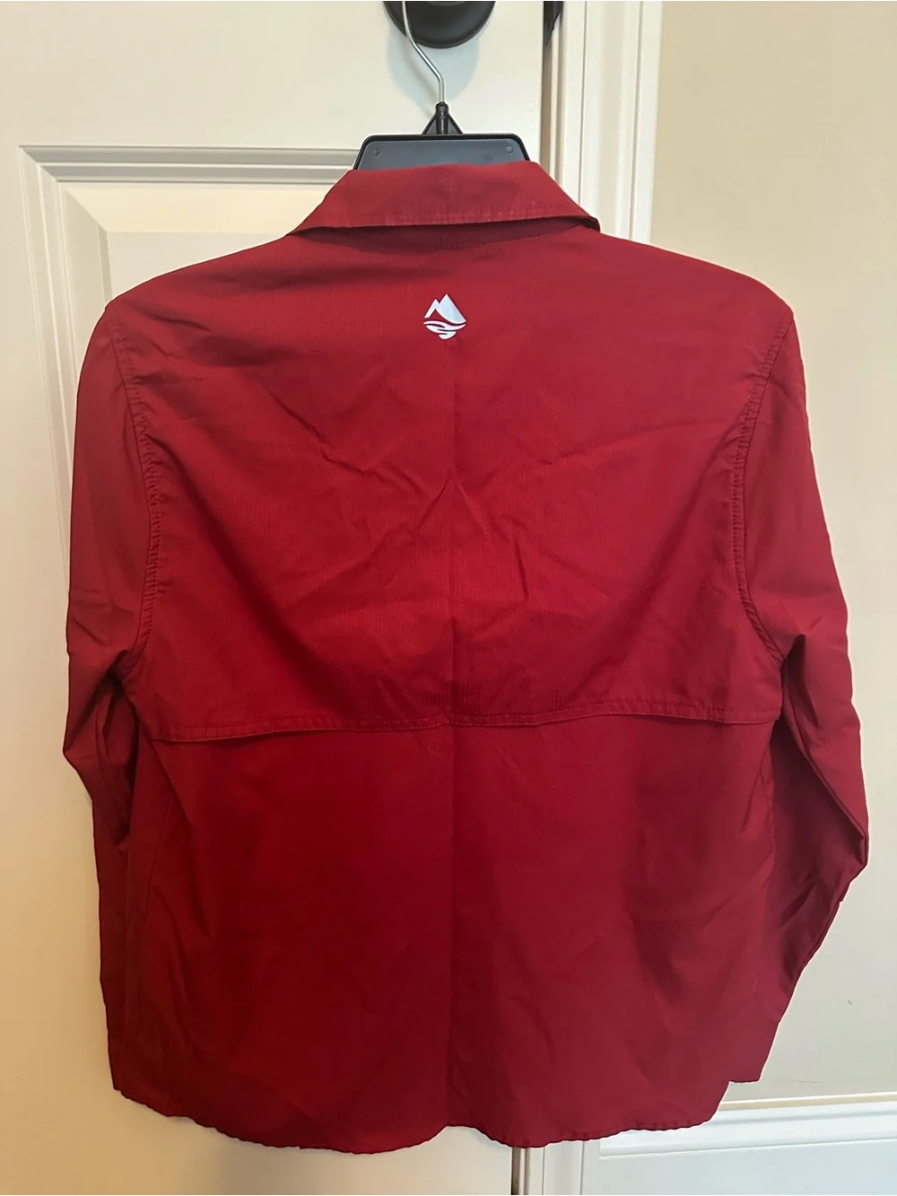 Boys Red Utility Shirt Jacket